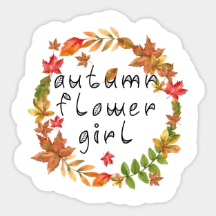 Autumn Flower Sticker
